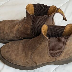 Dr Martens 2976 Chelsea Crazy Horse Gaucho Brown Leather Ankle Boot 8M 9W